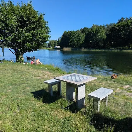 Drewniany Nad Jeziorem Gim Tatil Evi Teerau